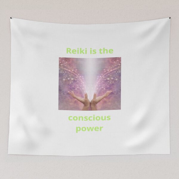 Item preview, Reiki is the Conscious Power - Energy Healing Spiritual Design designed and sold by Csaba1983.