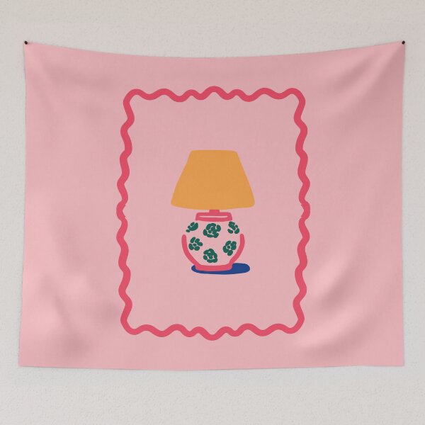 Item preview, Pink Cottage Lamp designed and sold by soheedesigns.