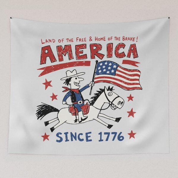 Item preview, 4th of July Cowboy designed and sold by AwesomeBeyondLimits.