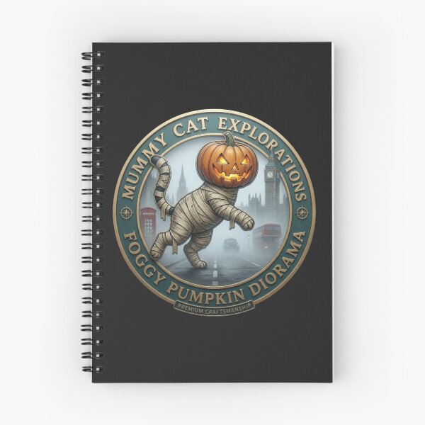 Item preview, Cute Halloween Mummy Cat in London Vintage designed and sold by Log77.