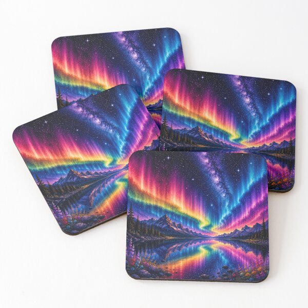 Item preview, Aurora of Belonging | LGBTQ+ Pride Northern Lights Landscape designed and sold by Mo & Ko Design.