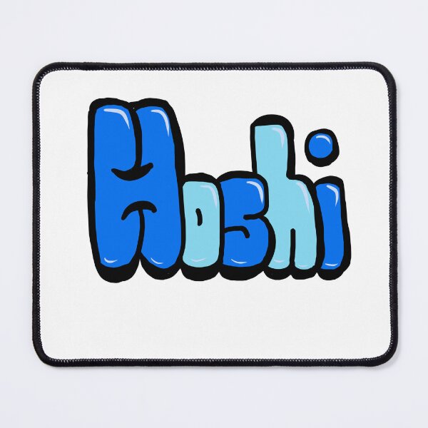 Item preview, Hoshi name in blue graffiti calligraphy Top 10 best personalized gifts for boys and men named Hoshi designed and sold by Artonmytee.