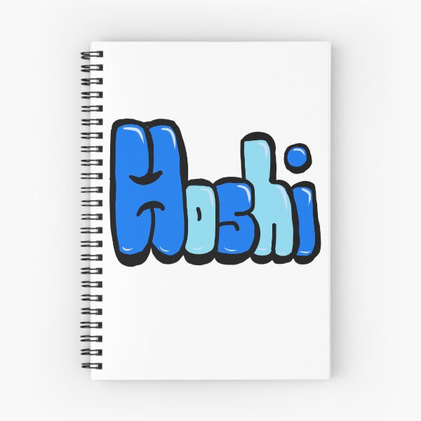 Item preview, Hoshi name in blue graffiti calligraphy Top 10 best personalized gifts for boys and men named Hoshi designed and sold by Artonmytee.