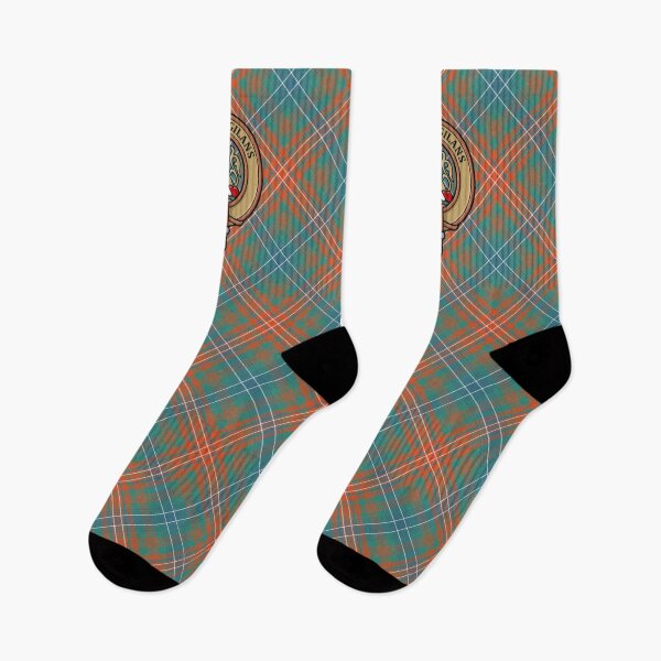 Item preview, Clan Wilson Crest over Ancient Tartan designed and sold by sifis.