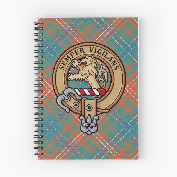 Item preview, Clan Wilson Crest over Ancient Tartan designed and sold by sifis.