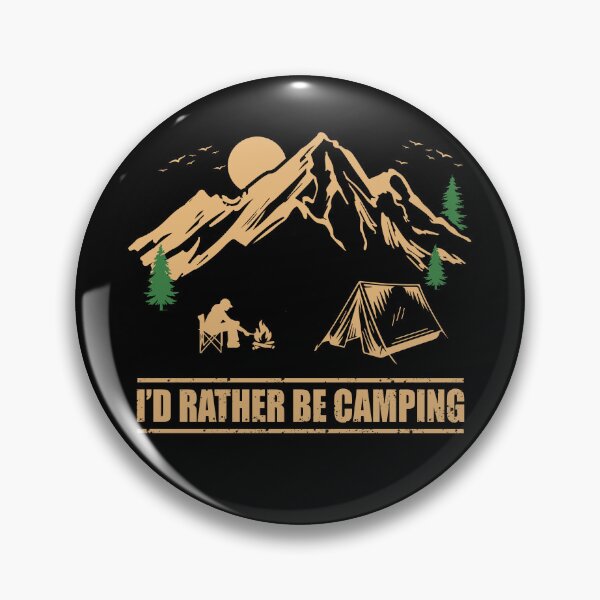 Item preview, I'd Rather Be Camping - Camp Humor - Funny Camper Quote designed and sold by Alexaltay.