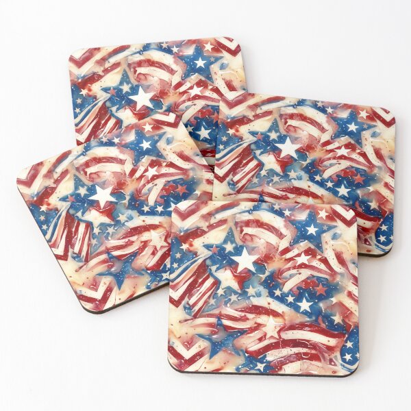 Item preview, Stars and Stripes Wax Drip designed and sold by LibertyForge-Co.