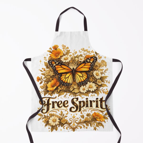 Item preview, Free Spirit Monarch Butterfly Wildflower Boho Design designed and sold by Sharlo Shop.