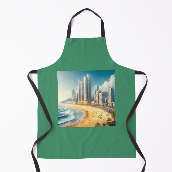 Item preview, Busan Korea Coastal Landmark  Label Text  HAEUNDAE KOREA ??   designed and sold by PaintMeWorld.