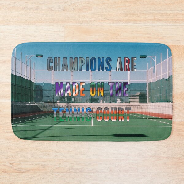 Item preview, Champions are Made on the Tennis Court #6 designed and sold by Holy JM Designs.