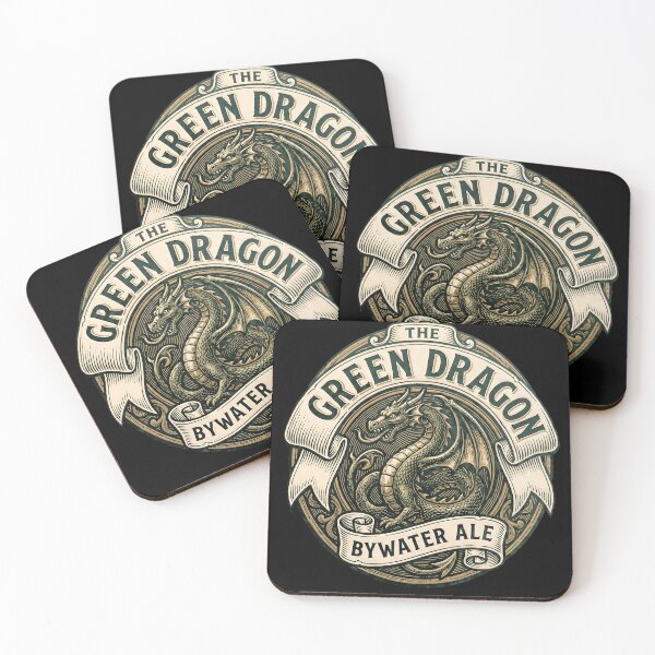 Item preview, Lord of the Rings Green Dragon Bywater Ale Art designed and sold by Senpaiwaves.