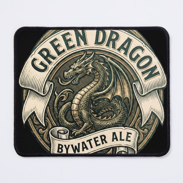 Item preview, Lord of the Rings Green Dragon Bywater Ale Art designed and sold by Senpaiwaves.
