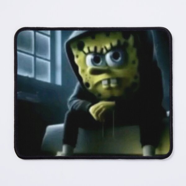 Item preview, Sad Yellow Sponge in Black Hoodie designed and sold by ceoyuliia.