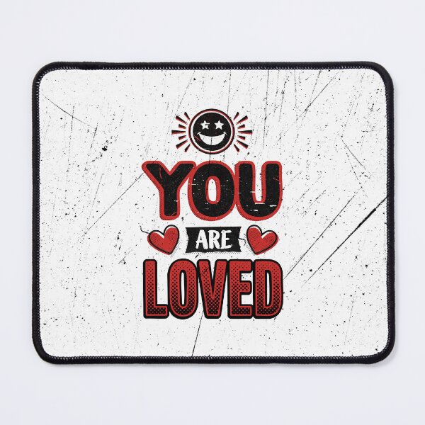 Item preview, You Are Loved Bold Grunge Typography Streetwear Aesthetic designed and sold by Juka-Arts-CC.