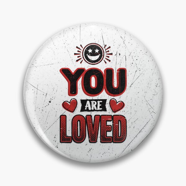 Item preview, You Are Loved Bold Grunge Typography Streetwear Aesthetic designed and sold by Juka-Arts-CC.