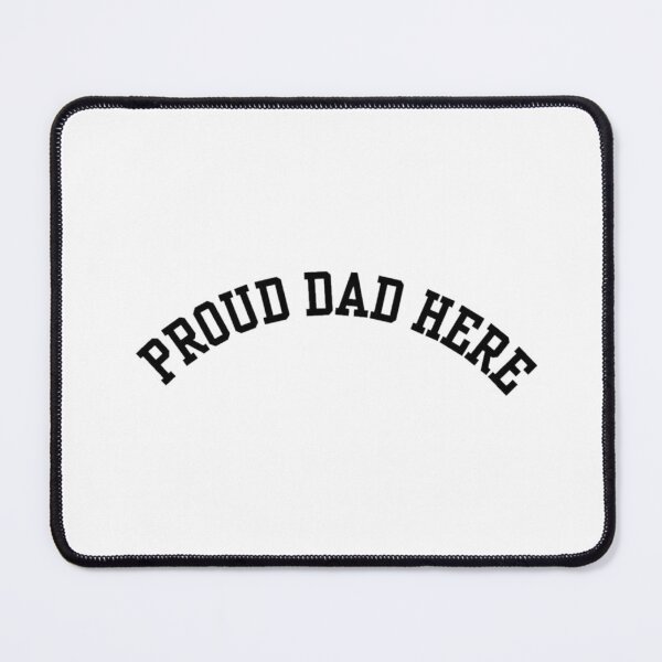 Item preview, Proud Dad Here Arched Typography designed and sold by The-SilentPlace.