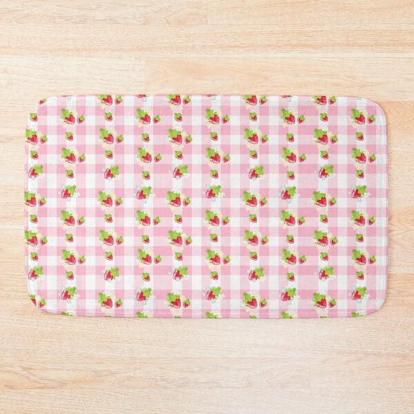 Item preview, Cute strawberry plaid pattern  designed and sold by ChloesWhimsicalThings .