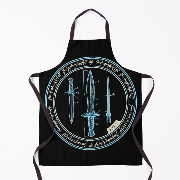 Item preview, Lord of the Rings Elven Blades Emblem Art designed and sold by Senpaiwaves.