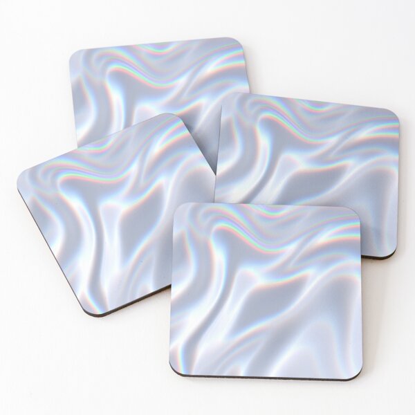 Item preview, Iridescent Holographic Liquid Metal Wave designed and sold by Theselinara.