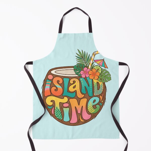Item preview, Island Time – Groovy Coastal Word Design designed and sold by Sea Gem.