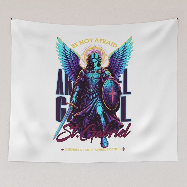 Item preview, St. Gabriel Archangel Warrior of God T-Shirt designed and sold by HB Shirts.