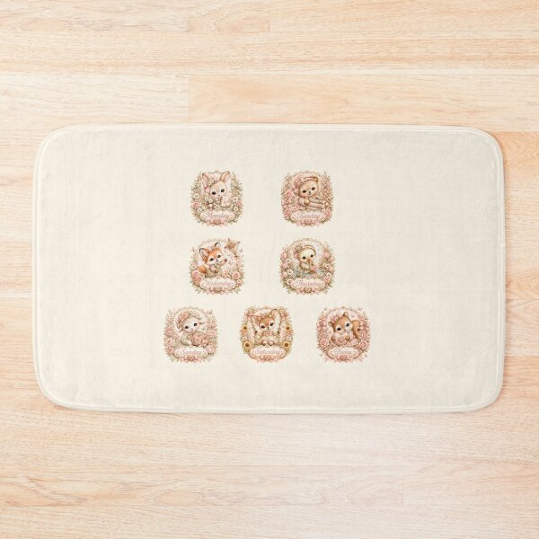 Item preview, Coquette Days of the Week Animals Collection | Cute Woodland Weekday Characters | Pastel Cottagecore Calendar Art designed and sold by looplandger.