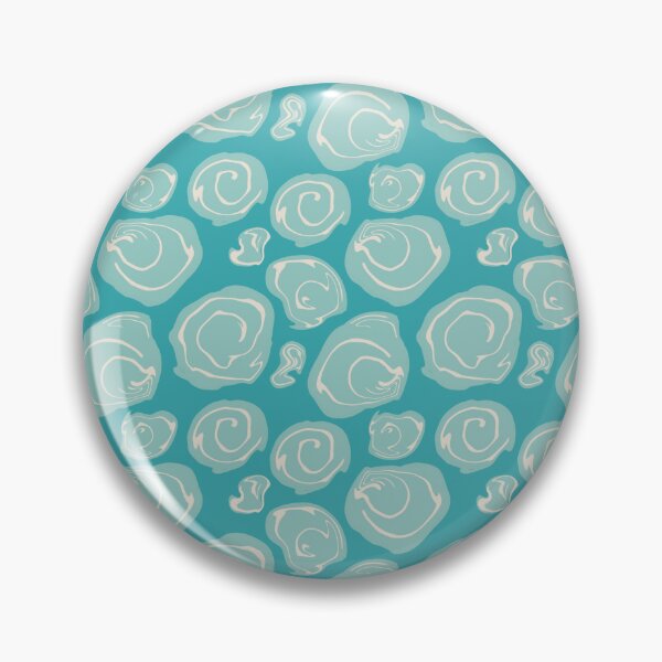 Item preview, Teal Abstract Swirl Pattern - Aquatic Ocean Waves designed and sold by Zaya_art.
