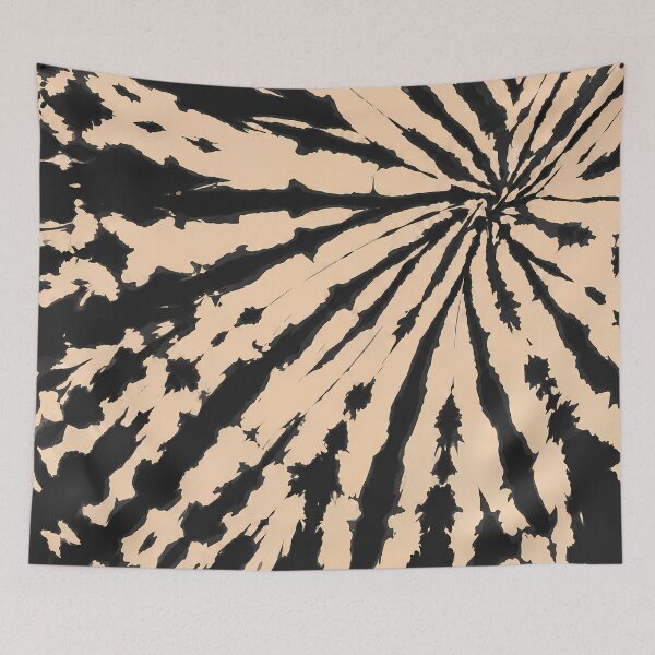 Item preview, Black Orange Spiral Tie-Dye designed and sold by Choorstar.