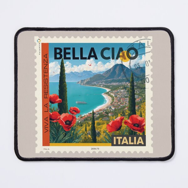 Item preview, Bella Ciao Italia Postage Stamp – Partisan Spirit, Freedom & Italian Resistance designed and sold by Timeless Decor.