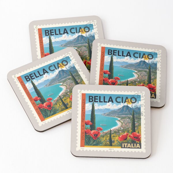 Item preview, Bella Ciao Italia Postage Stamp – Partisan Spirit, Freedom & Italian Resistance designed and sold by Timeless Decor.