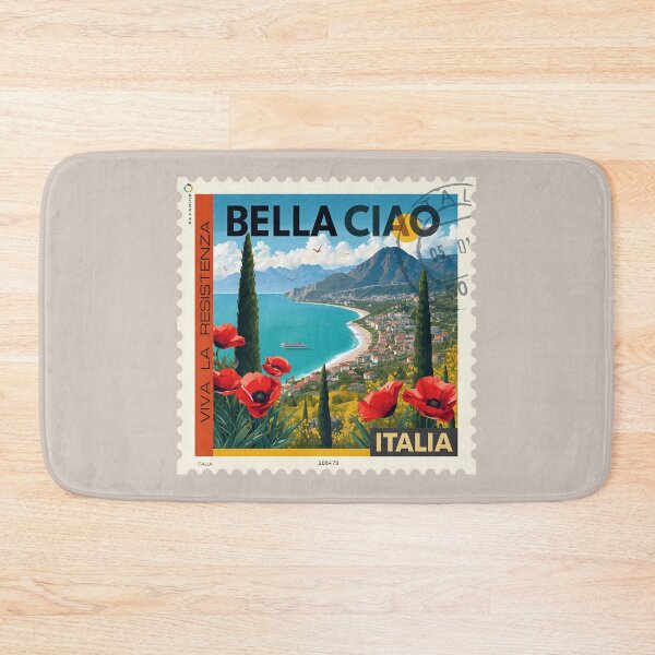 Item preview, Bella Ciao Italia Postage Stamp – Partisan Spirit, Freedom & Italian Resistance designed and sold by Timeless Decor.