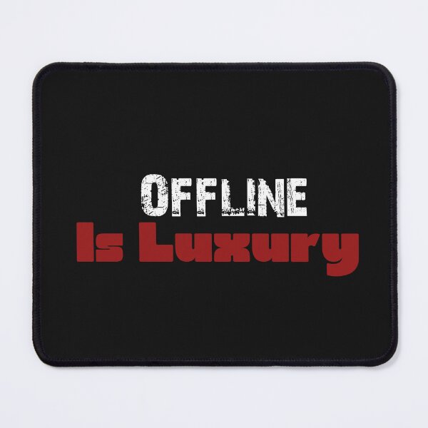 Item preview, Offline Is Luxury | Digital Detox Minimalist Design designed and sold by StudioAyinla.