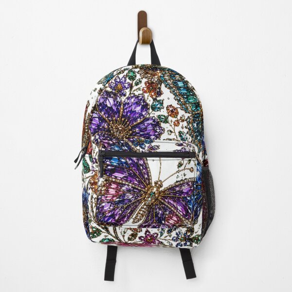 Item preview, Gemstone Butterfly Garden | Crystal Floral Fantasy designed and sold by JustResultsCo.