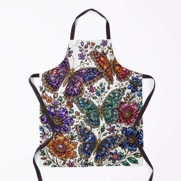 Item preview, Gemstone Butterfly Garden | Crystal Floral Fantasy designed and sold by JustResultsCo.