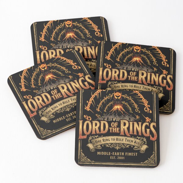 Item preview, Lord of the Rings One Ring to Rule Them All Poster designed and sold by Senpaiwaves.