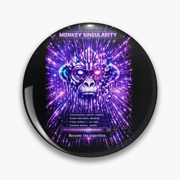 Item preview, MONKEY SINGULARITY — Digital Evolution Protocol designed and sold by Cabrasco.
