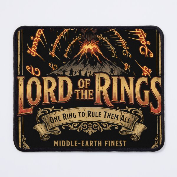 Item preview, Lord of the Rings One Ring to Rule Them All Poster designed and sold by Senpaiwaves.