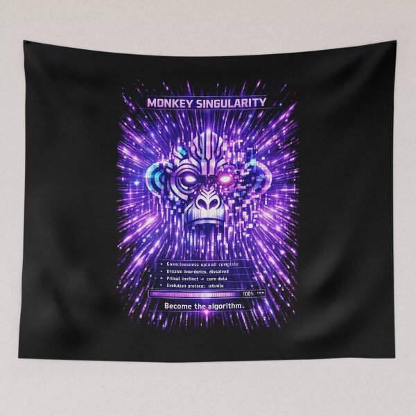 Item preview, MONKEY SINGULARITY — Digital Evolution Protocol designed and sold by Cabrasco.