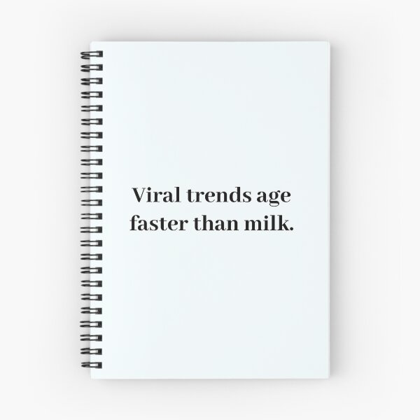 Item preview, Viral trends age faster than milk - Gen z attitude quote designed and sold by t-patterns.