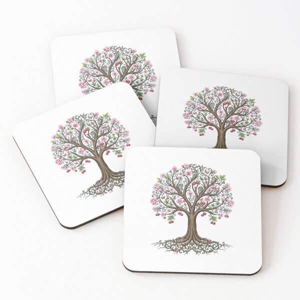 Item preview, TREE OF LIFE, CHERRY TREE, CHERRY BLOSSOMS, CHERRIES designed and sold by classic car craze.