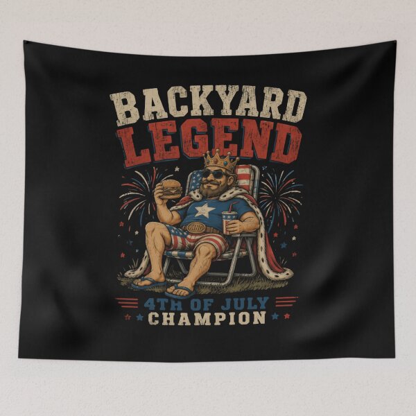 Item preview, Backyard Legend 4th Of July Champion American Patriotic BBQ designed and sold by JonesFlora2025.