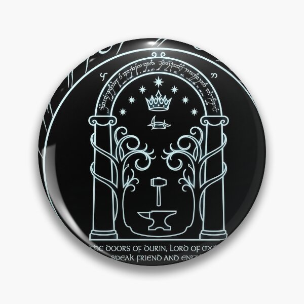 Item preview, Lord of the Rings Doors of Durin Moria Gate Art designed and sold by Senpaiwaves.