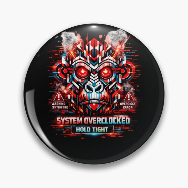 Item preview, SYSTEM OVERCLOCKED — Cyber Mech Gorilla designed and sold by Cabrasco.
