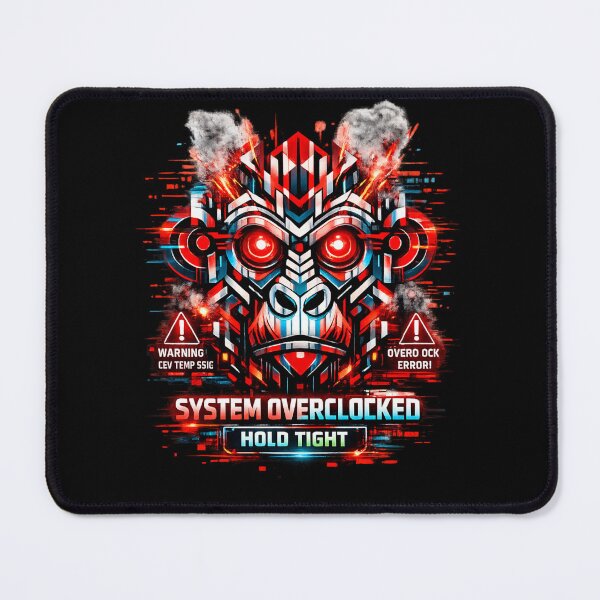 Item preview, SYSTEM OVERCLOCKED — Cyber Mech Gorilla designed and sold by Cabrasco.