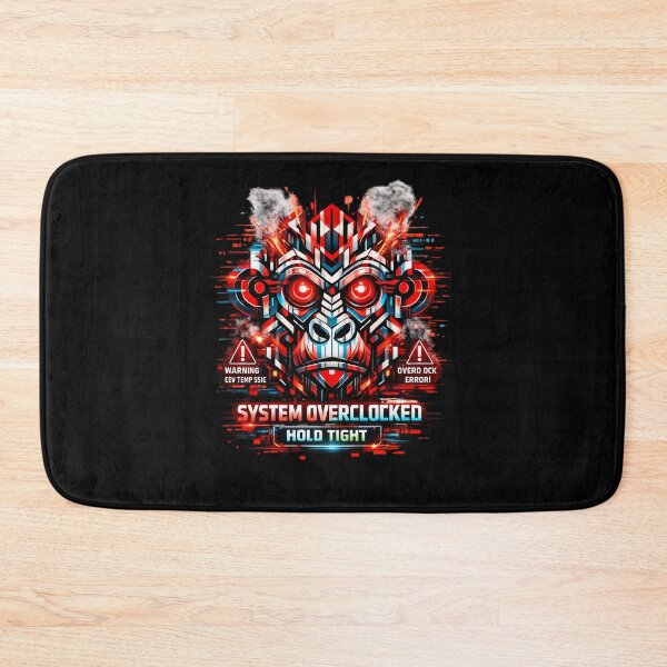 Item preview, SYSTEM OVERCLOCKED — Cyber Mech Gorilla designed and sold by Cabrasco.