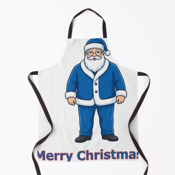 Item preview, Merry Christmas Santa In Blue Suit designed and sold by Resilient Roots Customs Oakland.