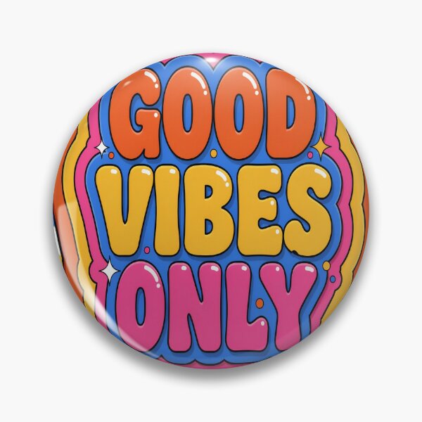 Item preview, Good Vibes Only Retro Typography designed and sold by IndianShopper.