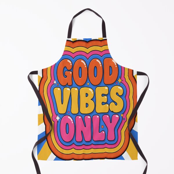 Item preview, Good Vibes Only Retro Typography designed and sold by IndianShopper.