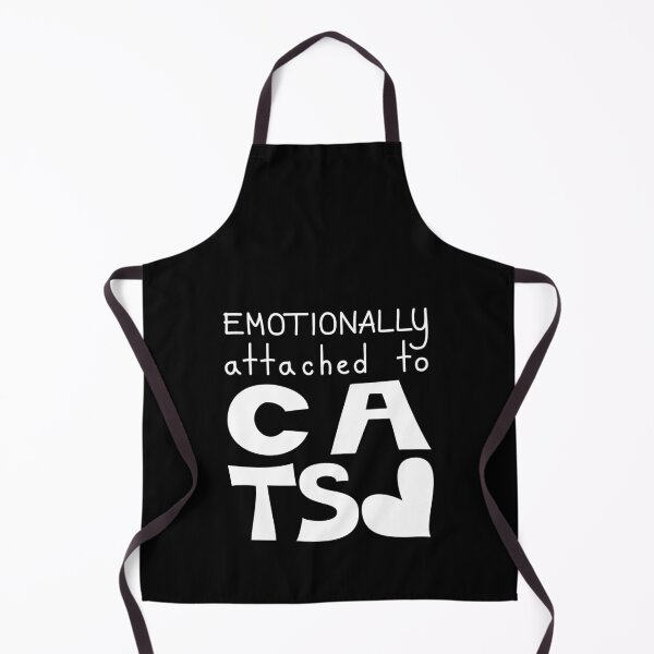 Item preview, Emotionally Attached To Cats Cat Lover Quote designed and sold by Mooi Studio.