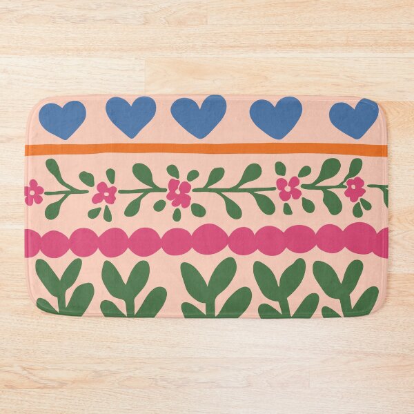 Item preview, Spring Cottage Folk Pattern designed and sold by soheedesigns.